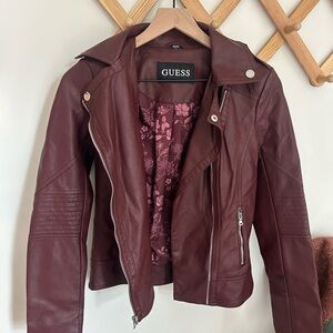 Guess leather jacket